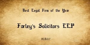 Lancashire Business Awards Legal Company of the Year